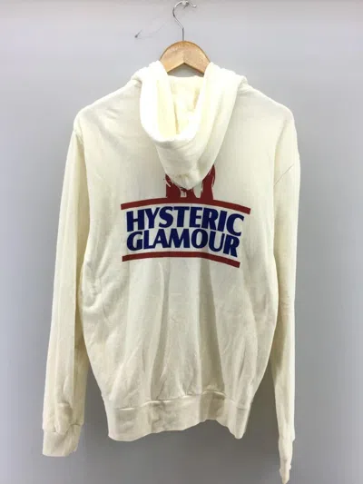 Pre-owned Hysteric Glamour Girl Logo Zip Up Hoodie In White