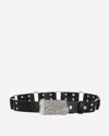 Hysteric Glamour Hypnotized Logo Ring Leather Belt