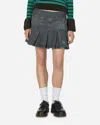 Hysteric Glamour Hys Mouse Pleated Denim Skirt In Black