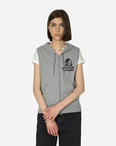 2025-25 秋冬新作  ハイブランドの Hysteric Glamour Hysteric Dream Sleeveless Zip Hoodie In トップス