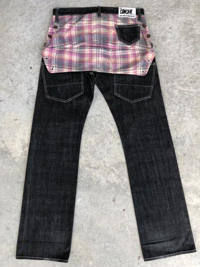 Pre-owned Hysteric Glamour Japanese Concave Attempt Distressed Jeans In Black