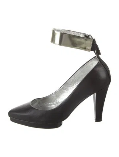 Pre-owned Hysteric Glamour Leather Pumps In Black