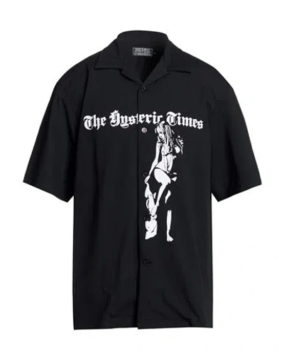 Hysteric Glamour Man Shirt Black Size Xl Cotton