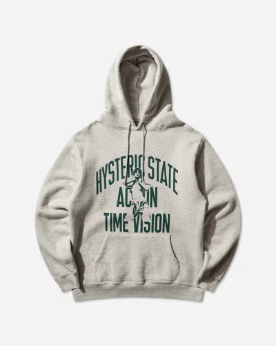 Hysteric Glamour Men S Action Time Vision Hoodie Grey In Gray