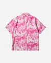 Hysteric Glamour Men S Dennis Morris / Bollocks Anarchy Open Collar Shirt In Pink