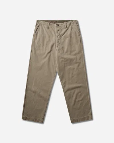 Hysteric Glamour Men S Hys Space Bender Trousers Khaki In Brown