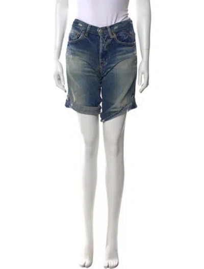 Pre-owned Hysteric Glamour Mini Shorts In Blue