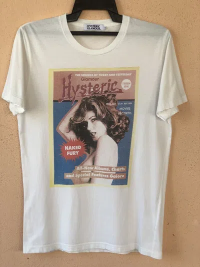 Pre-owned Hysteric Glamour Naked Fury Porn Star Tee In White