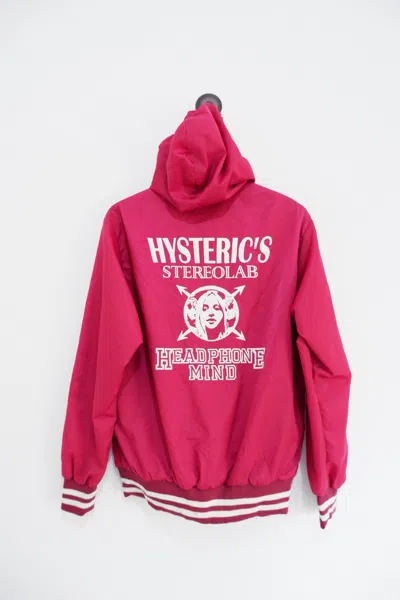 Pre-owned Hysteric Glamour Nylon Hoodie Jacket In Reds