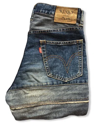 Pre-owned Hysteric Glamour Patchwork Jeans In Blue