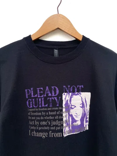 Pre-owned Hysteric Glamour Plead Not Guilty Long Sleeve Poem Girl Death Note