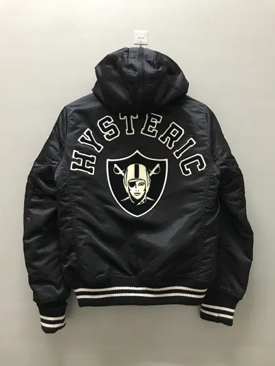 Pre-owned Hysteric Glamour Raiders Sample Fur Primaloft Jacket In Black