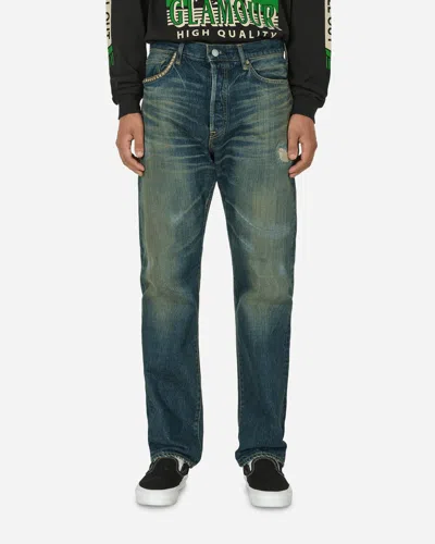 Hysteric Glamour Rcr Processed 50 S Xx Straight Denim Pants Indigo In Blue