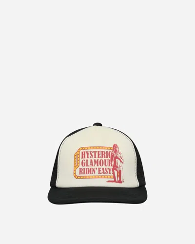 Hysteric Glamour Ridin  Easy Trucker Hat In Black