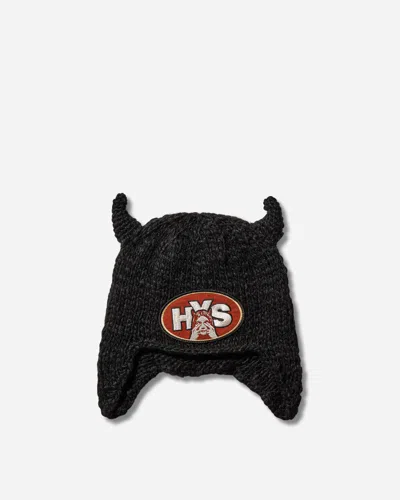 Hysteric Glamour See No Evil Hand-knitted Beanie Black In Multi