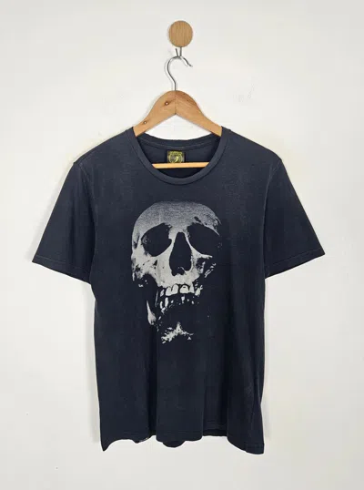 Pre-owned Hysteric Glamour Skull Strawberry Shirt In Black