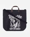 Hysteric Glamour Smoking Girl Tote Bag Indigo In Blue