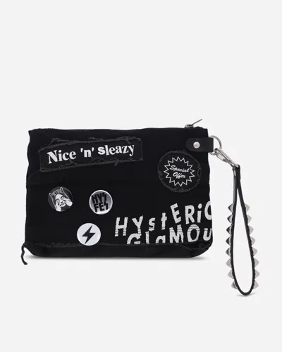 Hysteric Glamour Studs Belt Clutch Bag Black In Multi