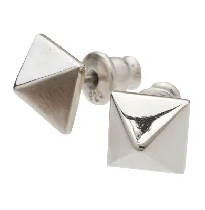 Pre-owned Hysteric Glamour Studs Earrings Silver 925