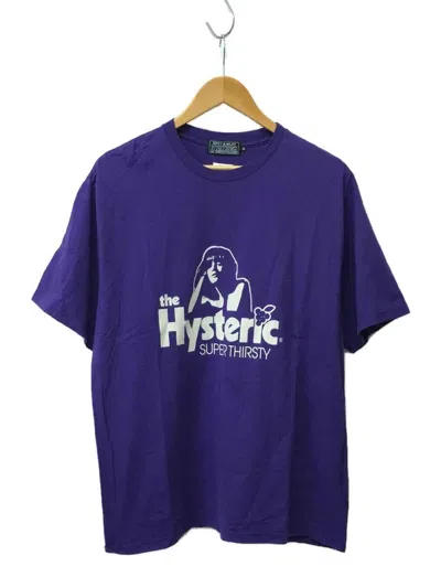 Pre-owned Hysteric Glamour "super Thirsty" Hysteric Woman Tee In Purple