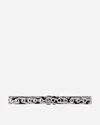 Hysteric Glamour Type Logo Eyelet Tape Belt In Black