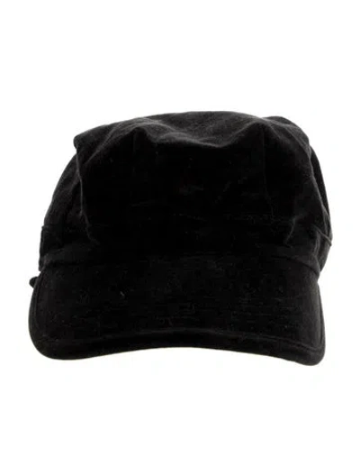 Pre-owned Hysteric Glamour Velvet Cap. In Black