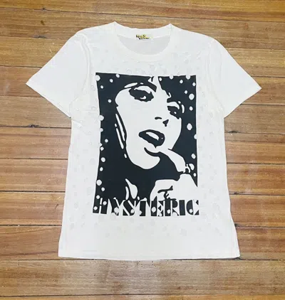 Pre-owned Hysteric Glamour Very Vintage  Punk Design T-shirt 2000s In White