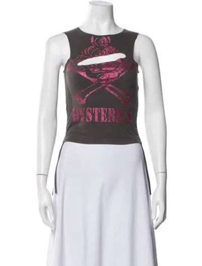 Pre-owned Hysteric Glamour Vintage 2000's Top In Grey