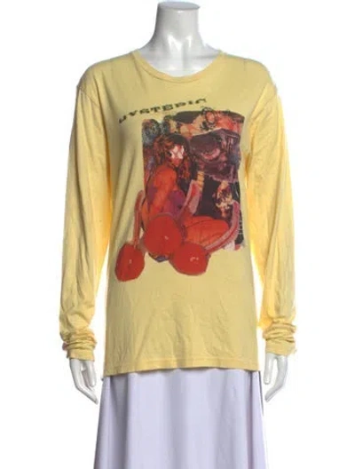 Pre-owned Hysteric Glamour Vintage 2000's T-shirt In Yellow