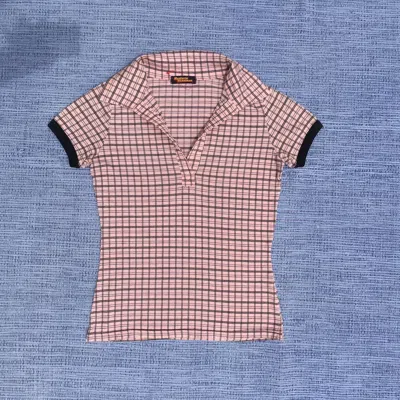 Pre-owned Hysteric Glamour Vintage 90's Checker Top In Pink
