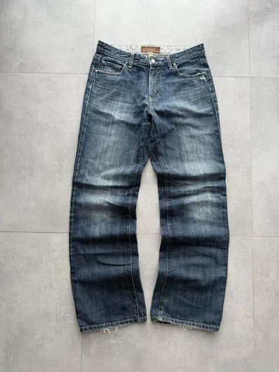 Pre-owned Hysteric Glamour Vintage Baggy Flared Bootcut Hype Jeans Pants Y2k Japanese In Blue