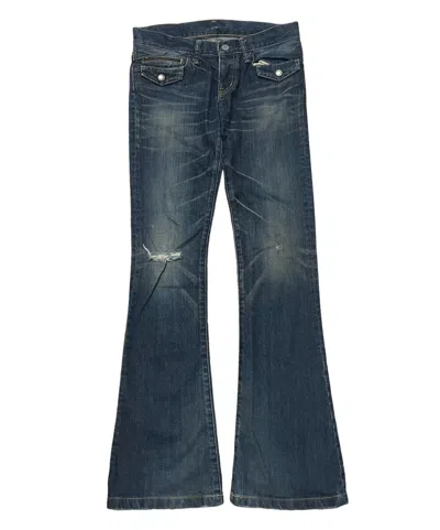 Pre-owned Hysteric Glamour Vintage  Flare Denim Pant In Blue