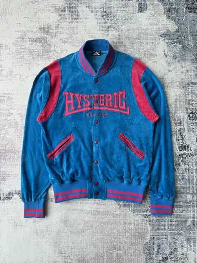 Pre-owned Hysteric Glamour Vintage  Heaven Fleece Varsity Jacket In Multi