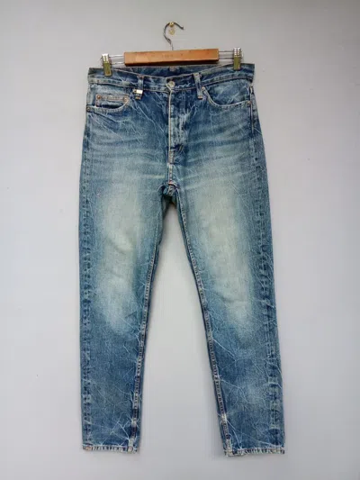 Pre-owned Hysteric Glamour Vintage  Kinky Distressed Denim Flare Jeans In Multi