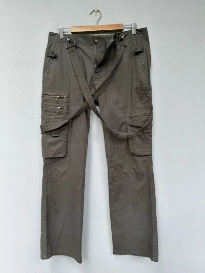 Pre-owned Hysteric Glamour Vintage Suspenders Semantic Design Bondage Cargo Pants In Multi