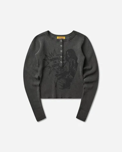 Hysteric Glamour Women S Born To Lose Pullover Charcoal In Gray