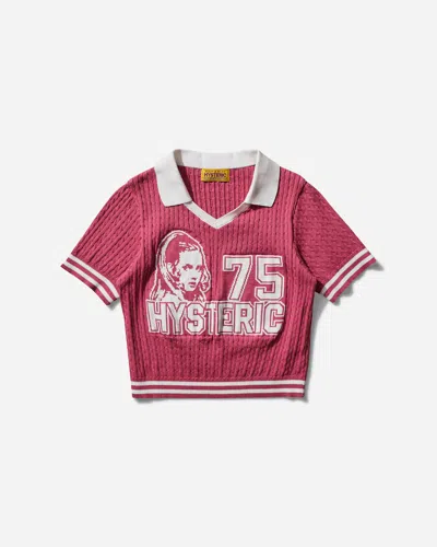 Hysteric Glamour Women S Hysteric 75 Jacquard Tiny T-shirt