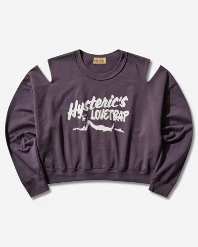 Hysteric Glamour Women S Hysteric S Lovetrap Short Sweatshirt In Purple