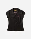 Hysteric Glamour Women S Spook Show Embroidered Bowling Shirt