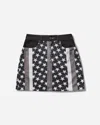 Hysteric Glamour Women S Star Stripe Pattern A-line Mini Skirt In Black