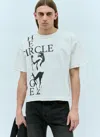 HYSTERIC GLAMOUR X CIRCLE HERITAGE PIN UP GIRL T-SHIRT