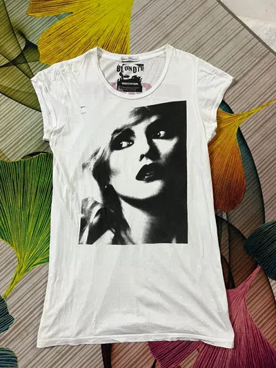 Pre-owned Hysteric Glamour X If Six Was Nine 2010 Blondie X Hysteric Glamour White Dress T-shirt