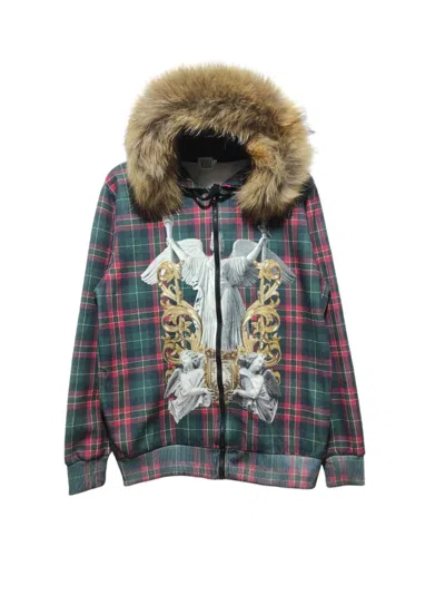 Pre-owned Hysteric Glamour X If Six Was Nine Diku Zip Fur Hoodie Ifsixwasnine Lgb Style In Multi