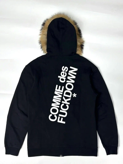 Pre-owned Hysteric Glamour X If Six Was Nine Fur Hoodie Comme Des Fuckdown By Ssur Lgb Ifsix Styled In Black