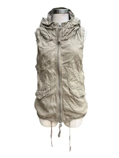 Pre-owned Hysteric Glamour X If Six Was Nine G.o.a Cargo Vest In Sand