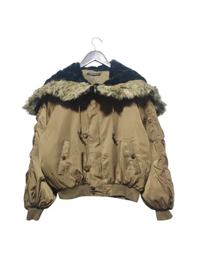Pre-owned Hysteric Glamour X If Six Was Nine Ingni Punk Hoodie Bomber Jacket Hysteric Glamour Style In Brown