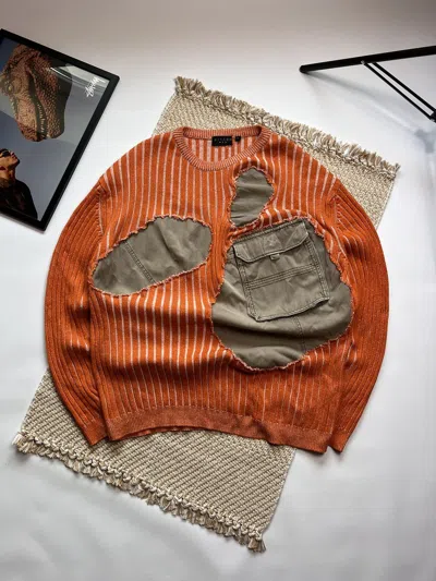 Pre-owned Hysteric Glamour X If Six Was Nine Japan Y2k Hysteric Glamour Style Long Sleeve T-shirt In Orange