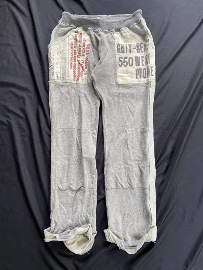 Pre-owned Hysteric Glamour X If Six Was Nine Japanese Archive Indofood Sukses Vintage Printed Sweatpants In Grey