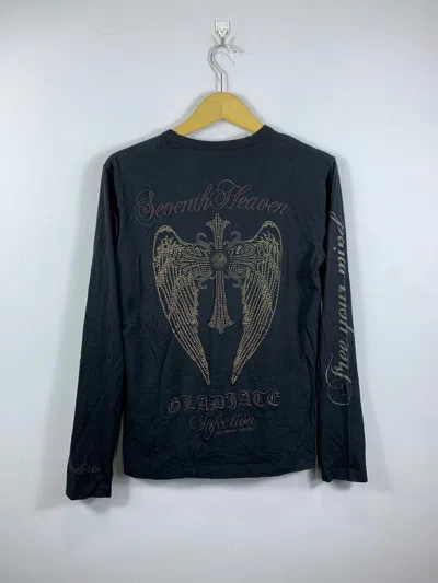 Pre-owned Hysteric Glamour X If Six Was Nine Japanese Poem Ifsixwasnine Lgb Style Long Sleeve In Black