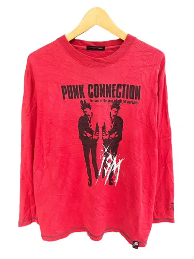 Pre-owned Hysteric Glamour X If Six Was Nine Japanese Punk Dangerous Long Sleeve Ifsixwasnine Style In Red